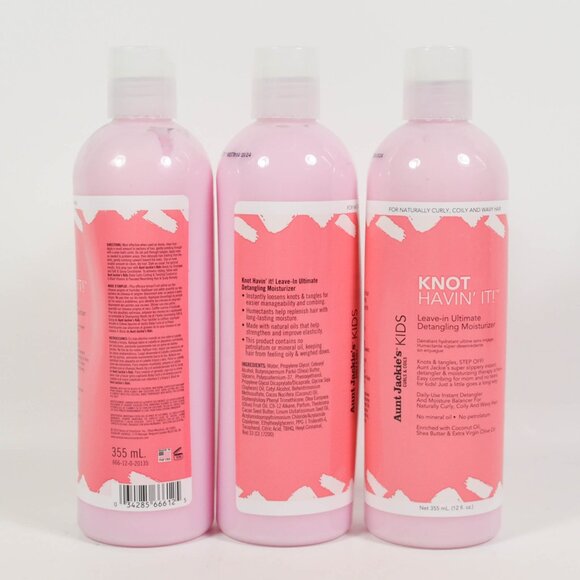 3 Aunt Jackie's KIDS Knot Havin' It! Leave-In Detangling Moisturizer 10/2024 - Picture 2 of 2